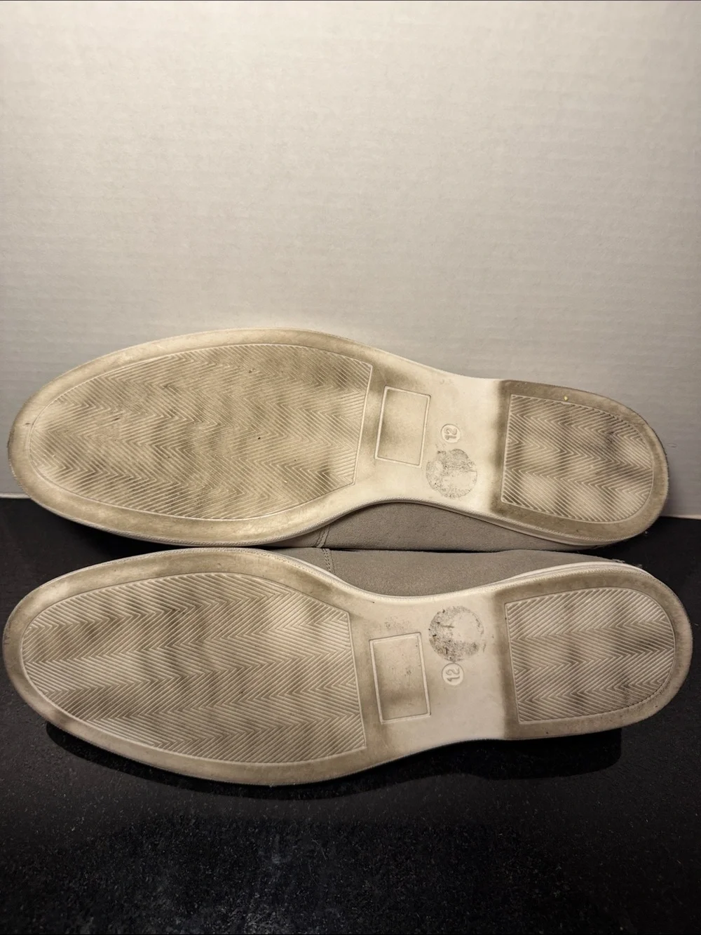 Parrotto Made in Italy Suede Loafers Tan Beige Leather Casual Shoes Size 12